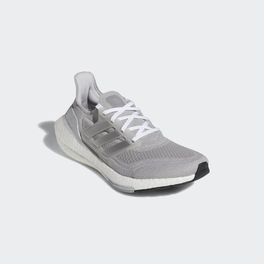 image:imageadidas Womens Ultraboost 21 Running ShoeMgh Solid GreySilver MetallicLight