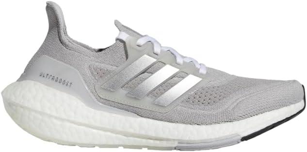 image:imageadidas Womens Ultraboost 21 Running ShoeMgh Solid GreySilver MetallicLight