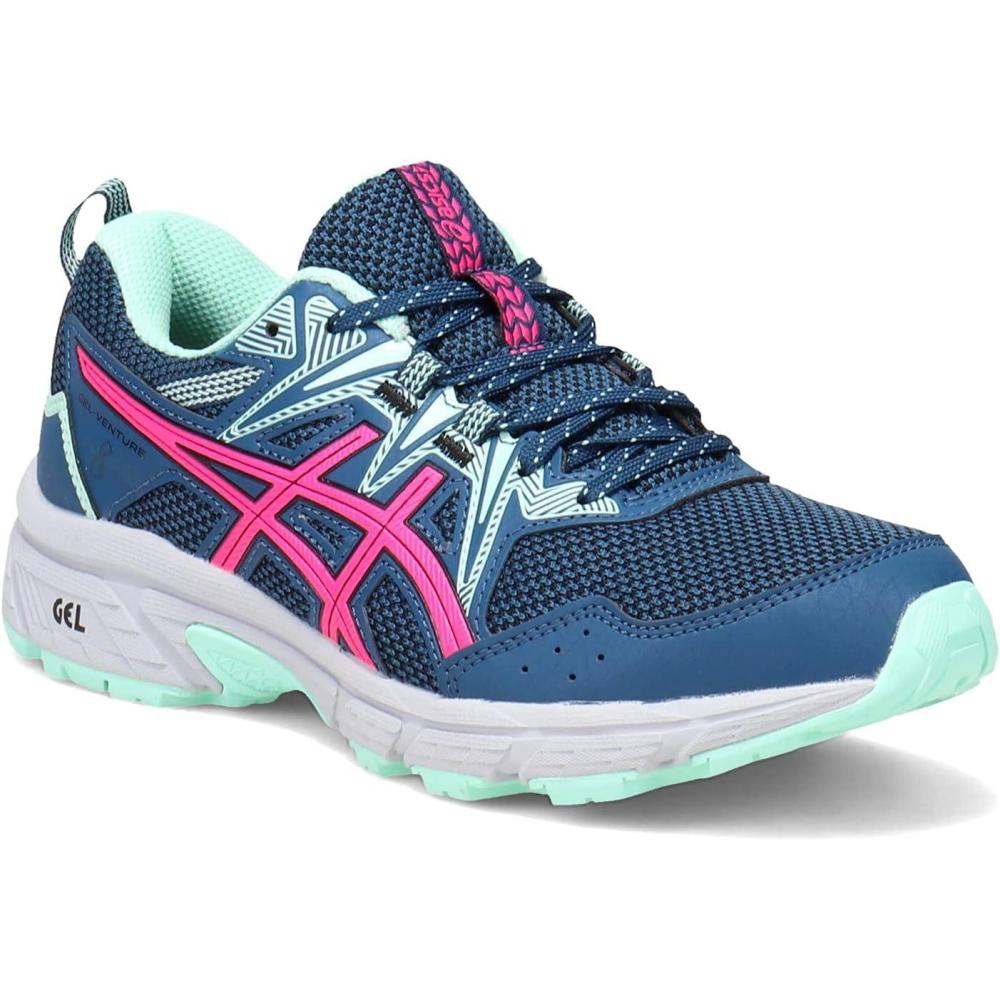 image:imageAsics Womens GelVenture 8 Running ShoesBlue Pink