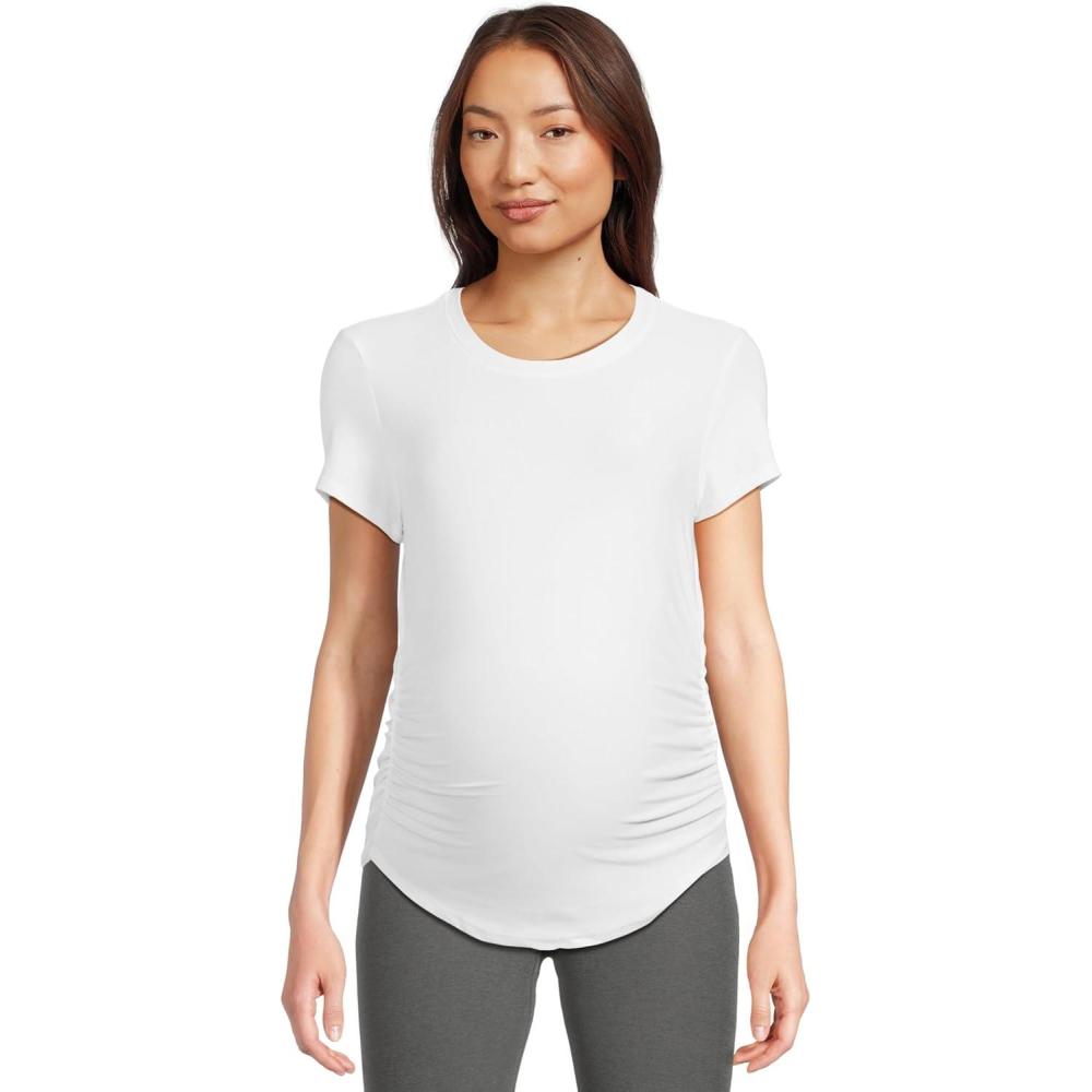 image:imageBeyond Yoga Womens Spacedye Top Line BraCloud White