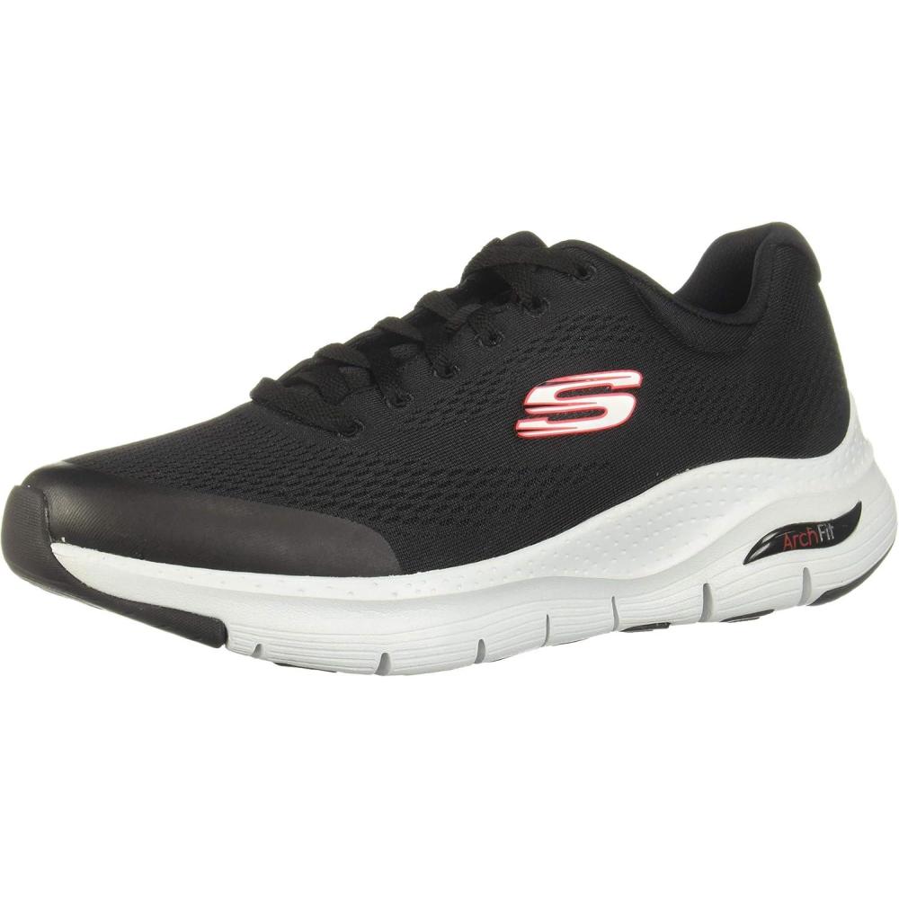 image:imageSkechers Mens Arch Fit OxfordBlackRed