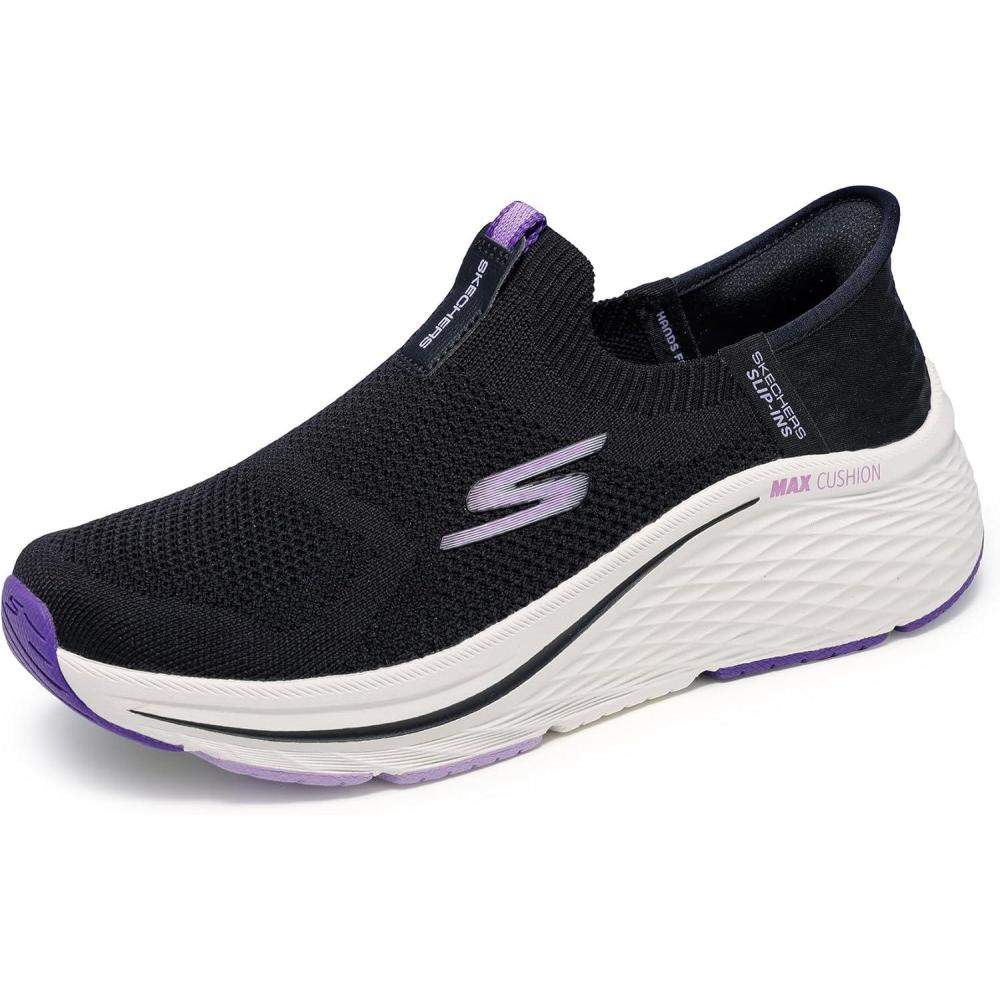 image:imageSkechers Womens Max Cushioning Elite 20 Eternal TrainersBlackPurple