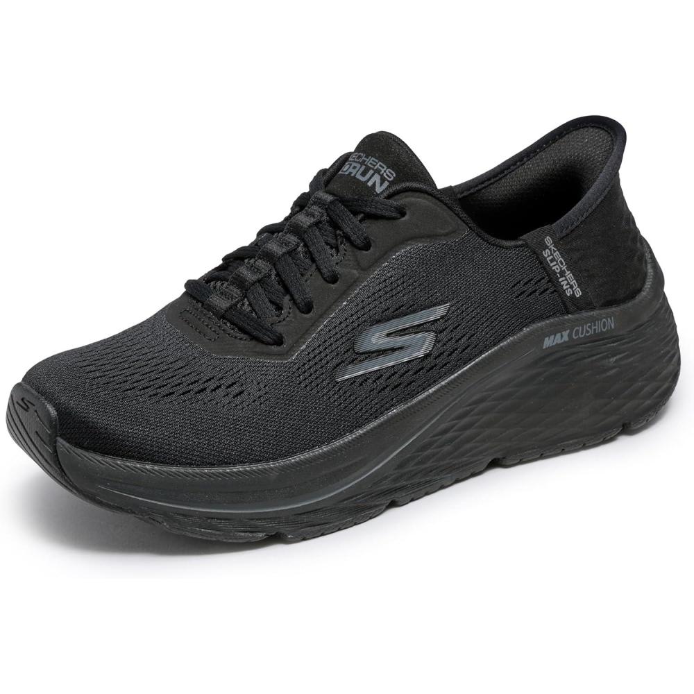 image:imageSkechers Womens Max Cushioning Elite 20 Vanish Hands Free SlipinsBlack