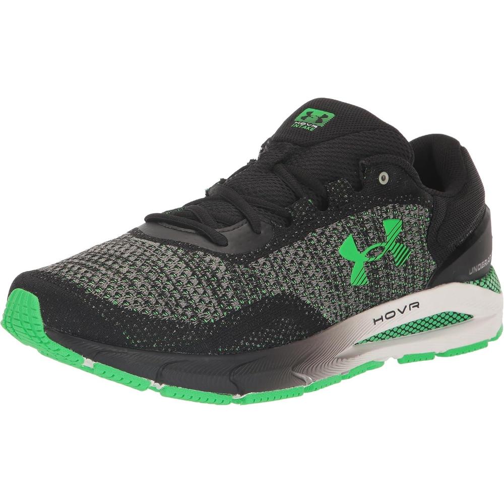 image:imageUnder Armour Mens HOVR Intake 6 Running Shoes005 BlackBlackGreen Screen