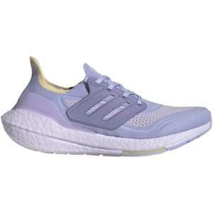 adidas Women’s Ultraboost 21 Running Shoe(Purple Yellow)