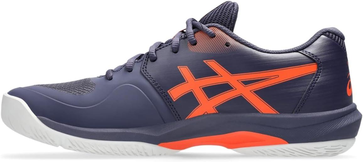 image:imageASICS Mens Game FlyteFoam Tennis ShoesIndigo FogNova Orange