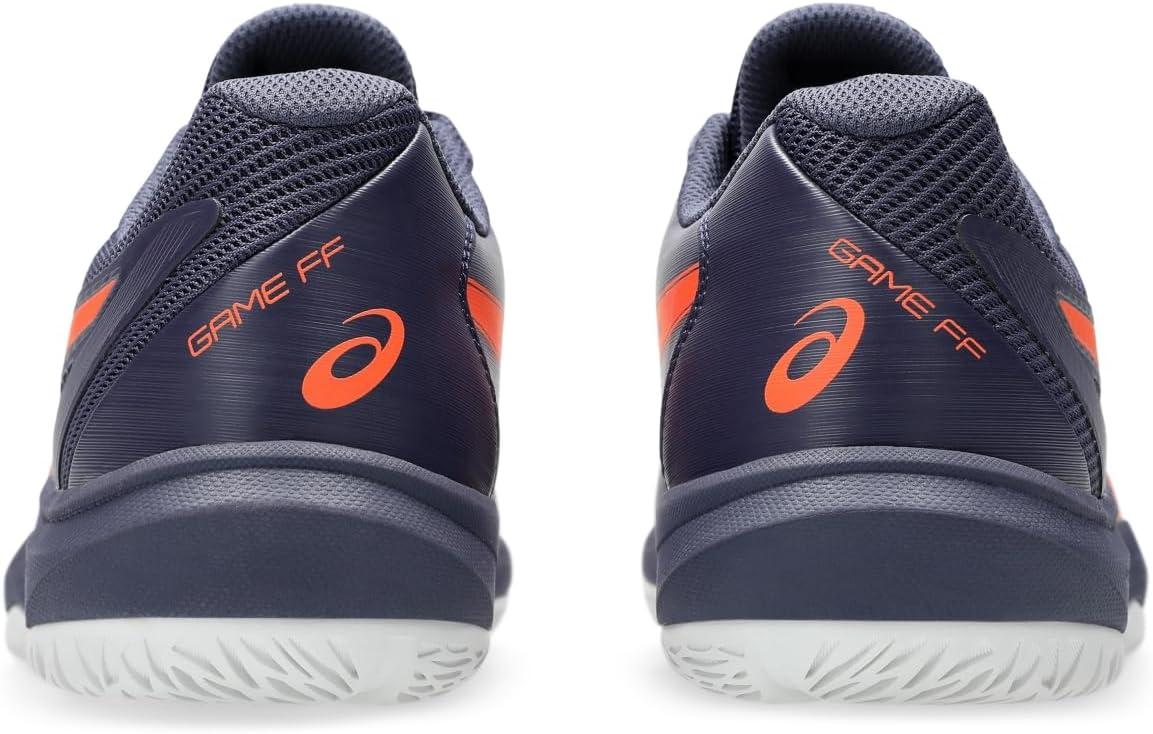 image:imageASICS Mens Game FlyteFoam Tennis ShoesIndigo FogNova Orange