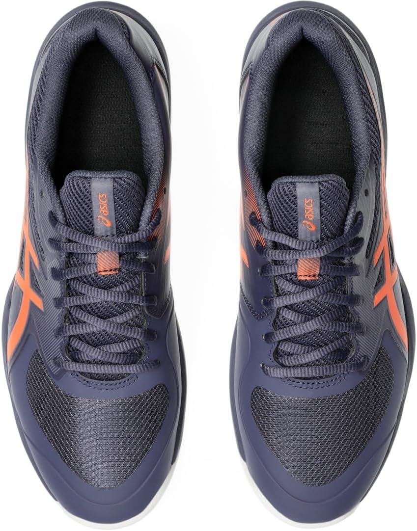 image:imageASICS Mens Game FlyteFoam Tennis ShoesIndigo FogNova Orange