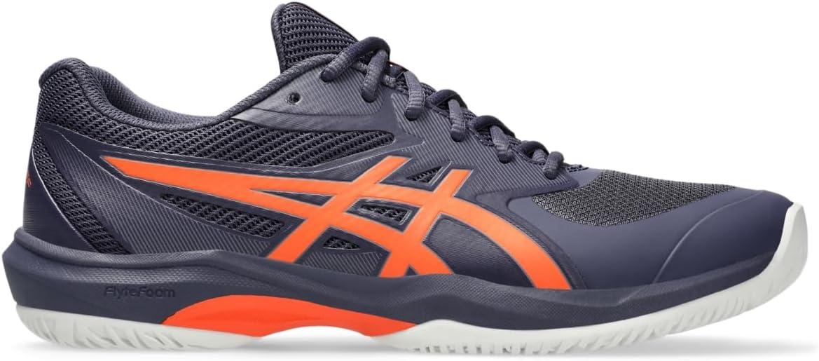 image:imageASICS Mens Game FlyteFoam Tennis ShoesIndigo FogNova Orange