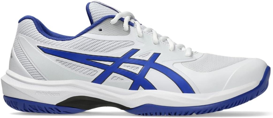 image:imageASICS Mens Game FlyteFoam Tennis ShoesWhiteDark Cobalt