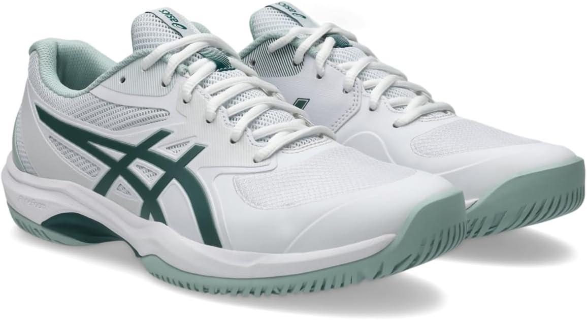 image:imageASICS Mens Game FlyteFoam Tennis ShoesWhiteDark Neptune