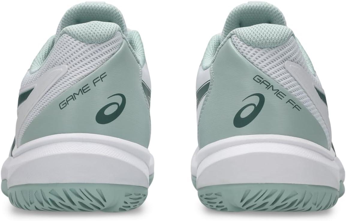 image:imageASICS Mens Game FlyteFoam Tennis ShoesWhiteDark Neptune