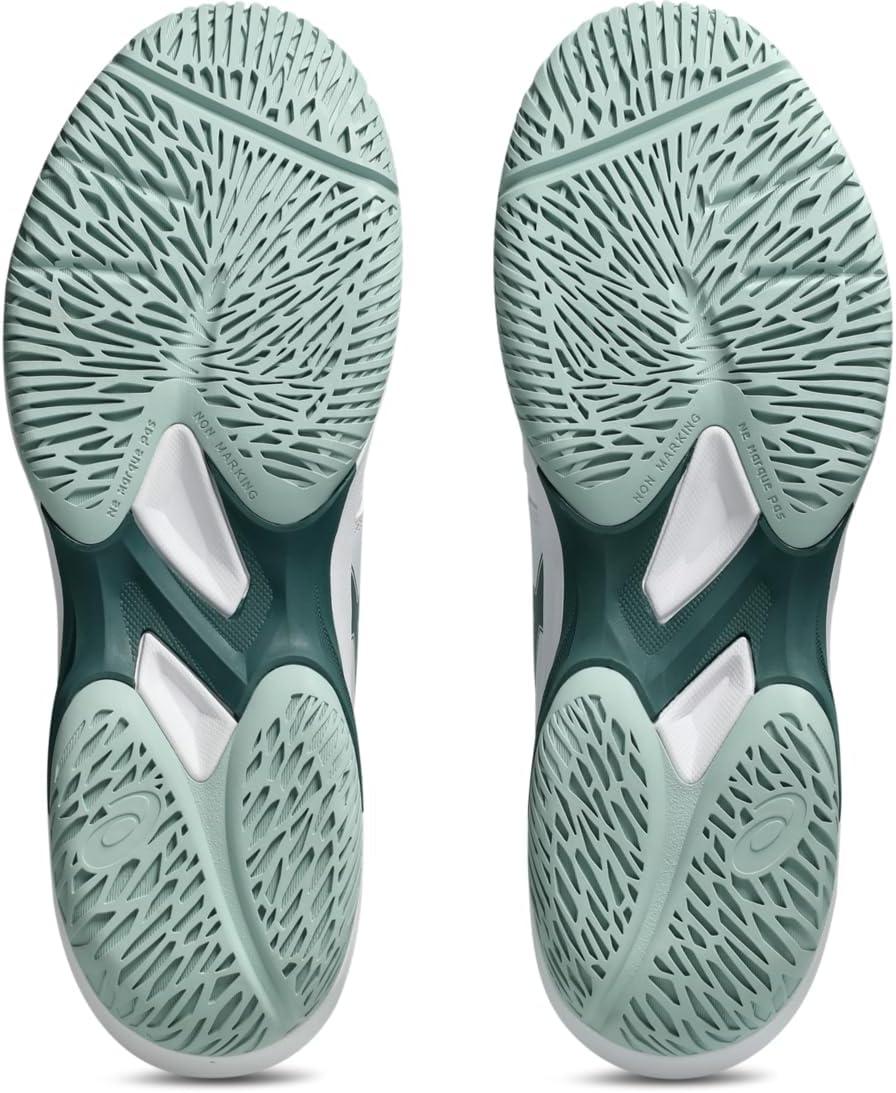 image:imageASICS Mens Game FlyteFoam Tennis ShoesWhiteDark Neptune