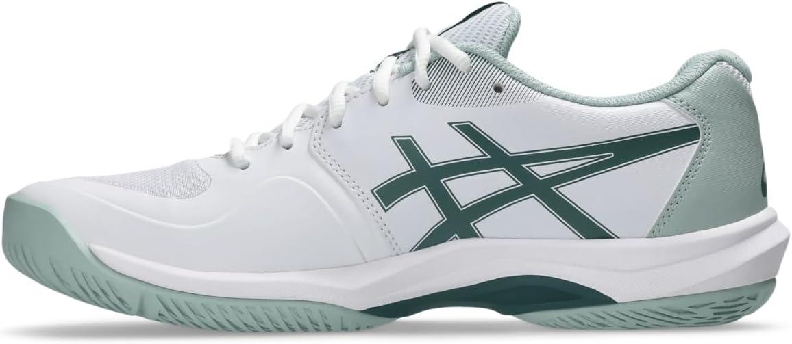 image:imageASICS Mens Game FlyteFoam Tennis ShoesWhiteDark Neptune