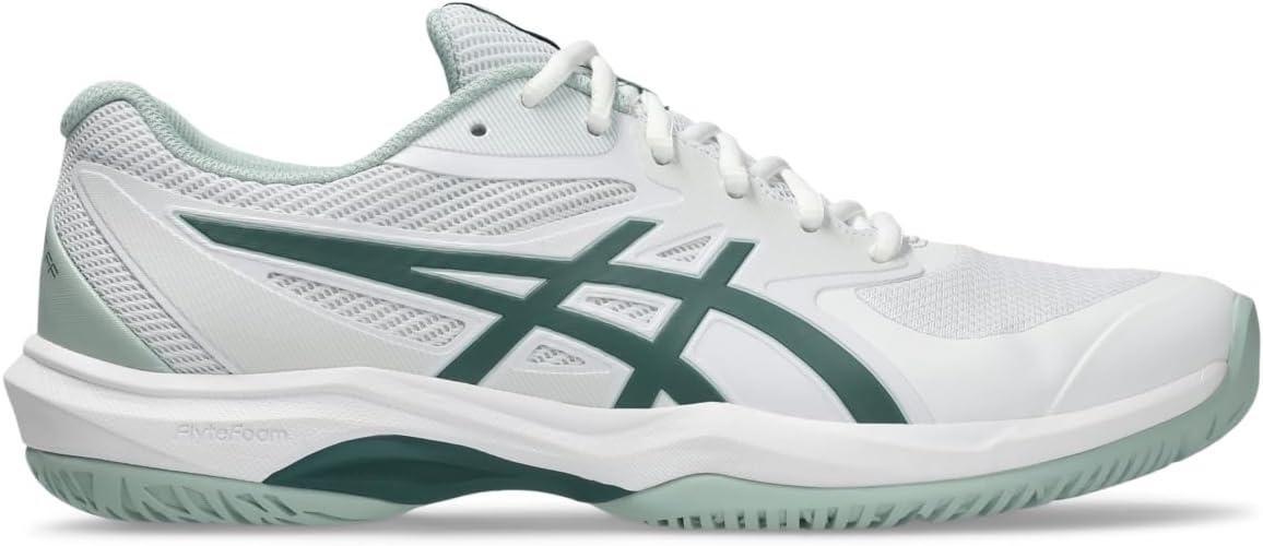 image:imageASICS Mens Game FlyteFoam Tennis ShoesWhiteDark Neptune