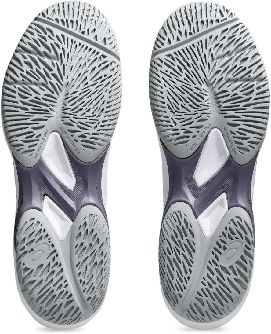image:imageASICS Mens Game FlyteFoam Tennis ShoesWhiteGreyish Purple