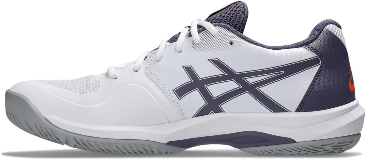 image:imageASICS Mens Game FlyteFoam Tennis ShoesWhiteGreyish Purple