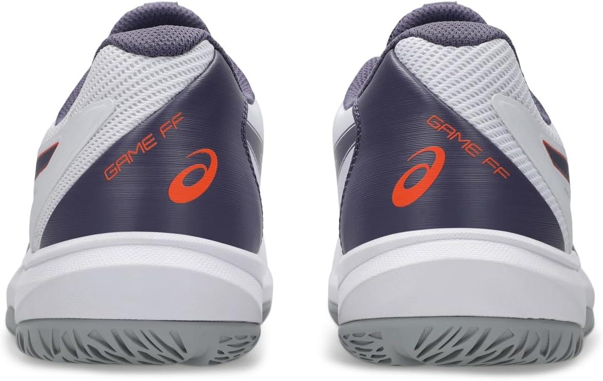 image:imageASICS Mens Game FlyteFoam Tennis ShoesWhiteGreyish Purple