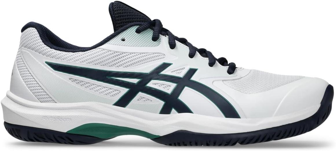 image:imageASICS Mens Game FlyteFoam Tennis ShoesWhiteMidnight