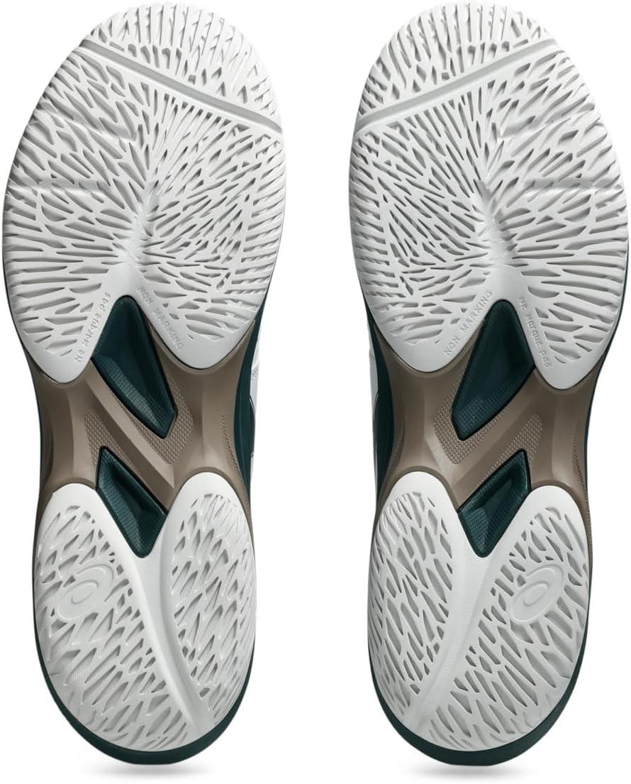image:imageASICS Mens Game FlyteFoam Tennis ShoesWhiteSaxon Green