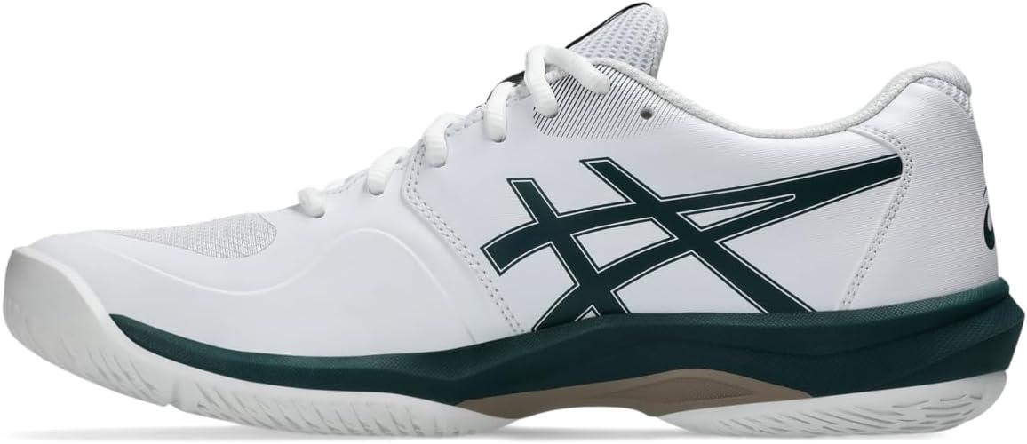 image:imageASICS Mens Game FlyteFoam Tennis ShoesWhiteSaxon Green