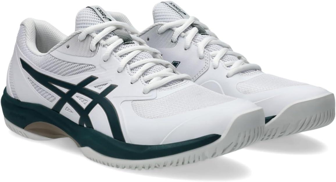 image:imageASICS Mens Game FlyteFoam Tennis ShoesWhiteSaxon Green