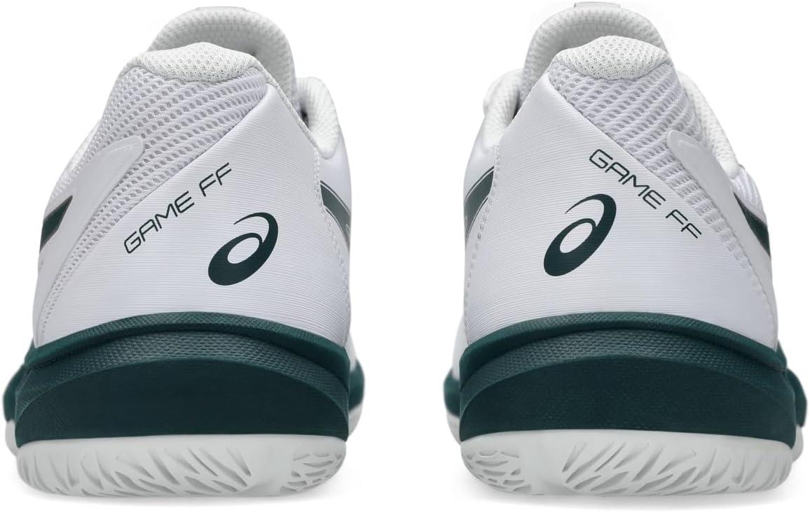 image:imageASICS Mens Game FlyteFoam Tennis ShoesWhiteSaxon Green