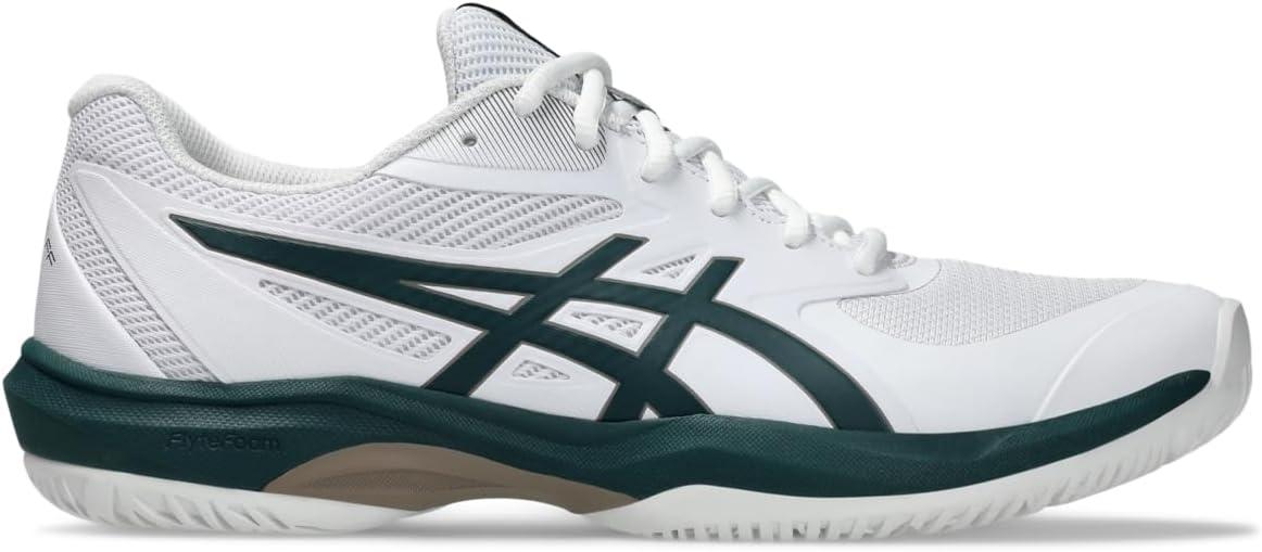 image:imageASICS Mens Game FlyteFoam Tennis ShoesWhiteSaxon Green