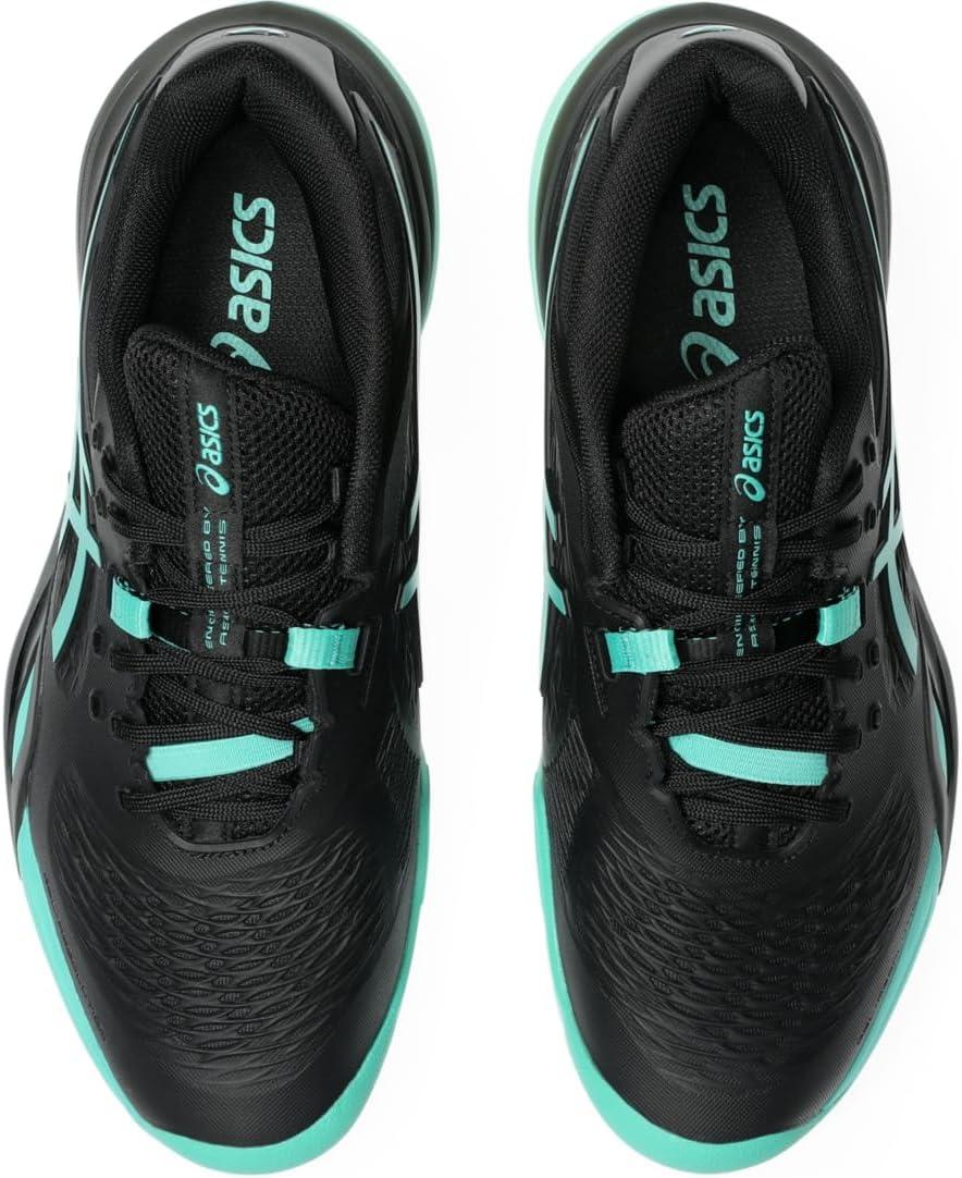 image:imageASICS Mens GelResolution X Tennis ShoesBlackAurora Green