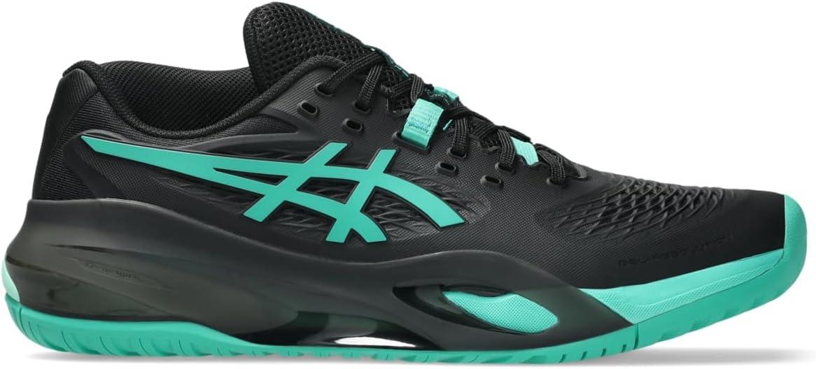 image:imageASICS Mens GelResolution X Tennis ShoesBlackAurora Green