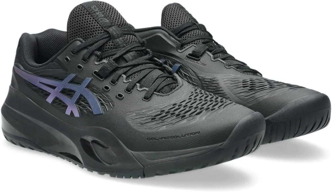 image:imageASICS Mens GelResolution X Tennis ShoesBlackPrism Blue