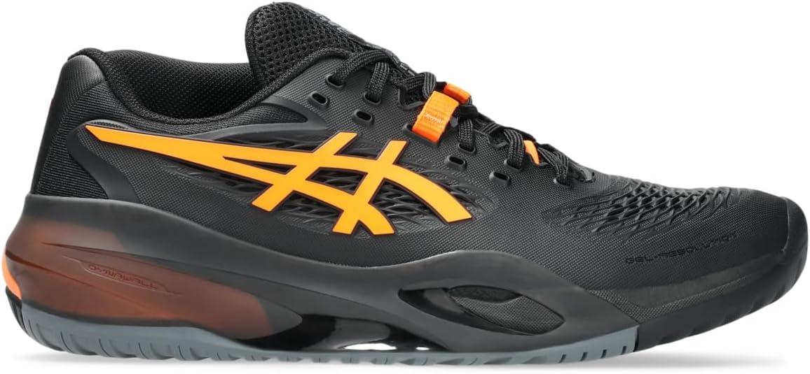 image:imageASICS Mens GelResolution X Tennis ShoesBlackShocking Orange