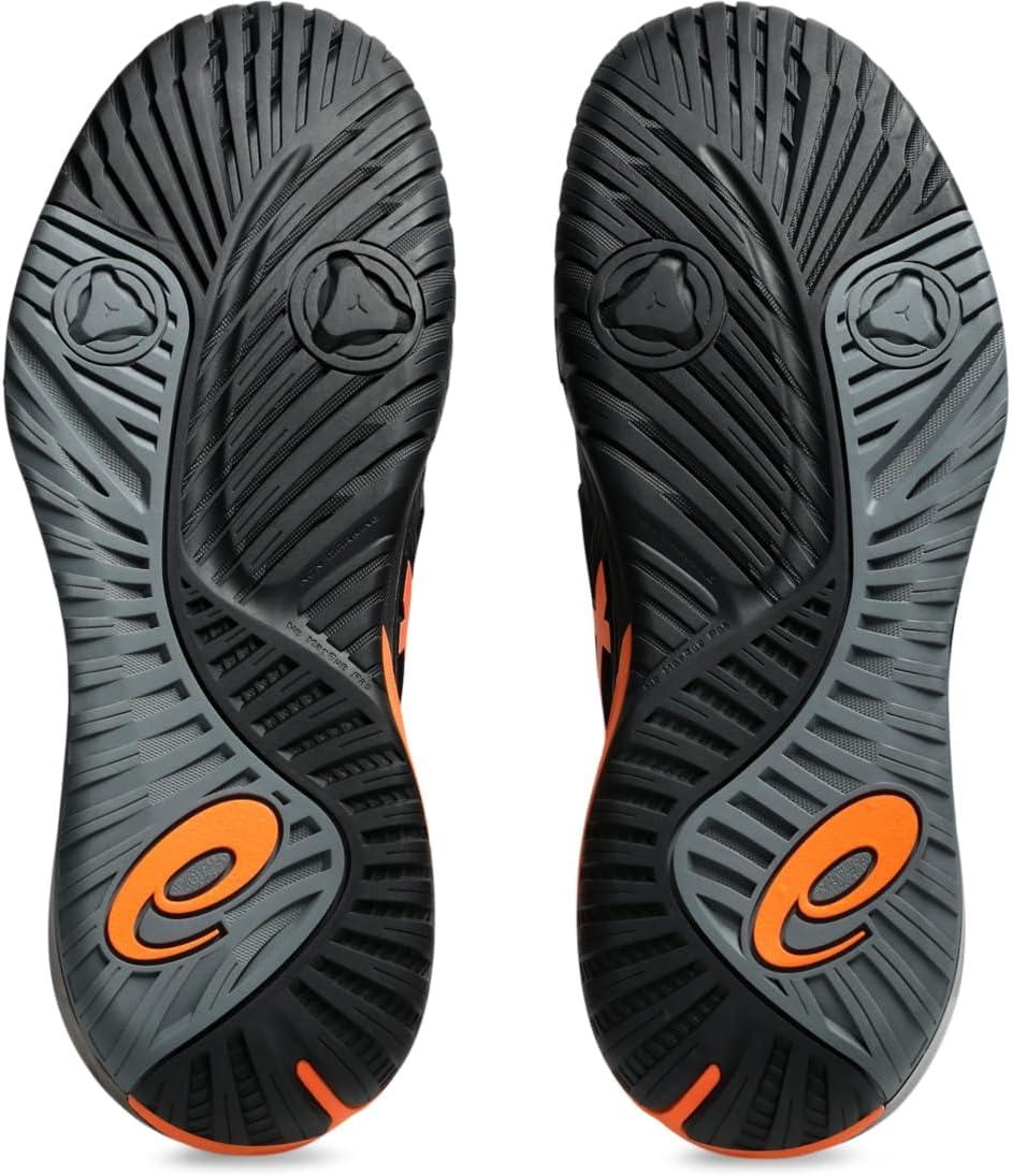 image:imageASICS Mens GelResolution X Tennis ShoesBlackShocking Orange
