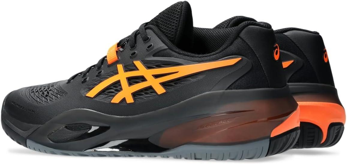 image:imageASICS Mens GelResolution X Tennis ShoesBlackShocking Orange