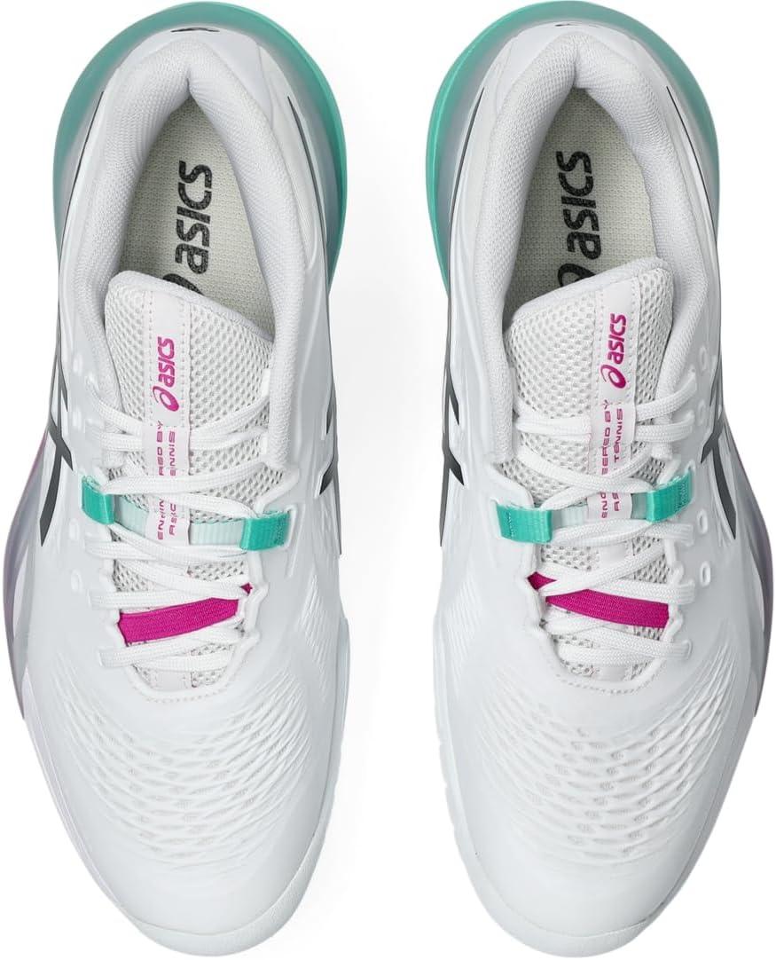 image:imageASICS Mens GelResolution X Tennis ShoesWhiteAurora Green