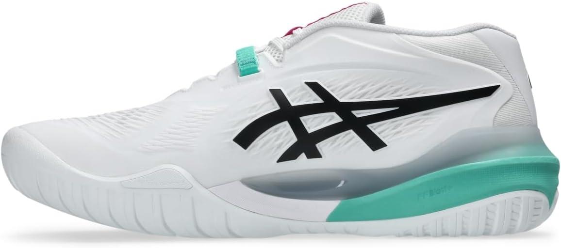 image:imageASICS Mens GelResolution X Tennis ShoesWhiteAurora Green