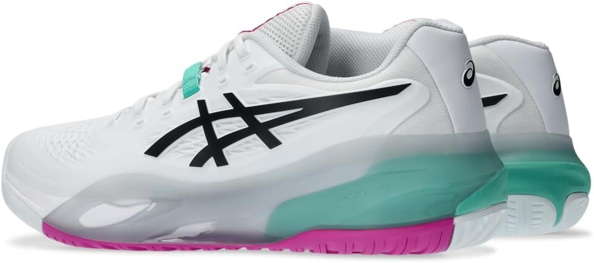 image:imageASICS Mens GelResolution X Tennis ShoesWhiteAurora Green