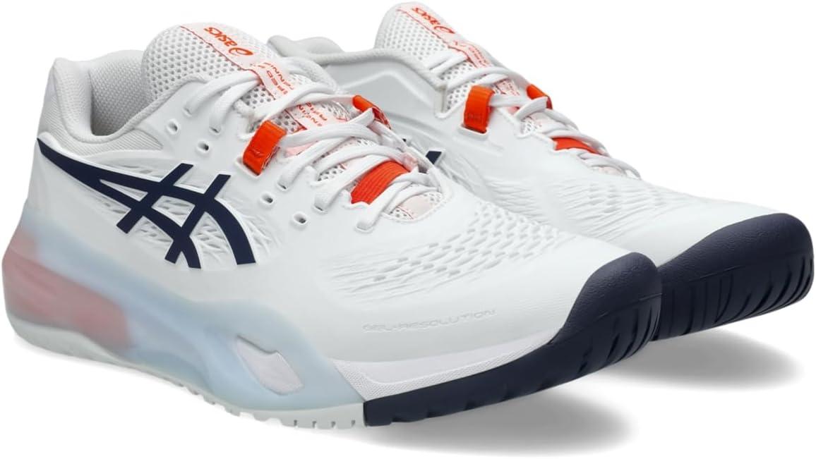 image:imageASICS Mens GelResolution X Tennis ShoesWhiteIndigo Fog