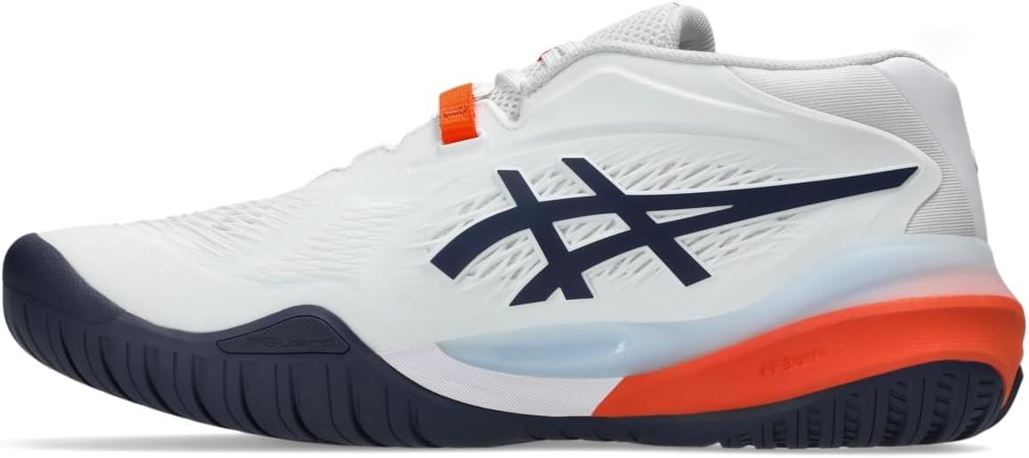 image:imageASICS Mens GelResolution X Tennis ShoesWhiteIndigo Fog