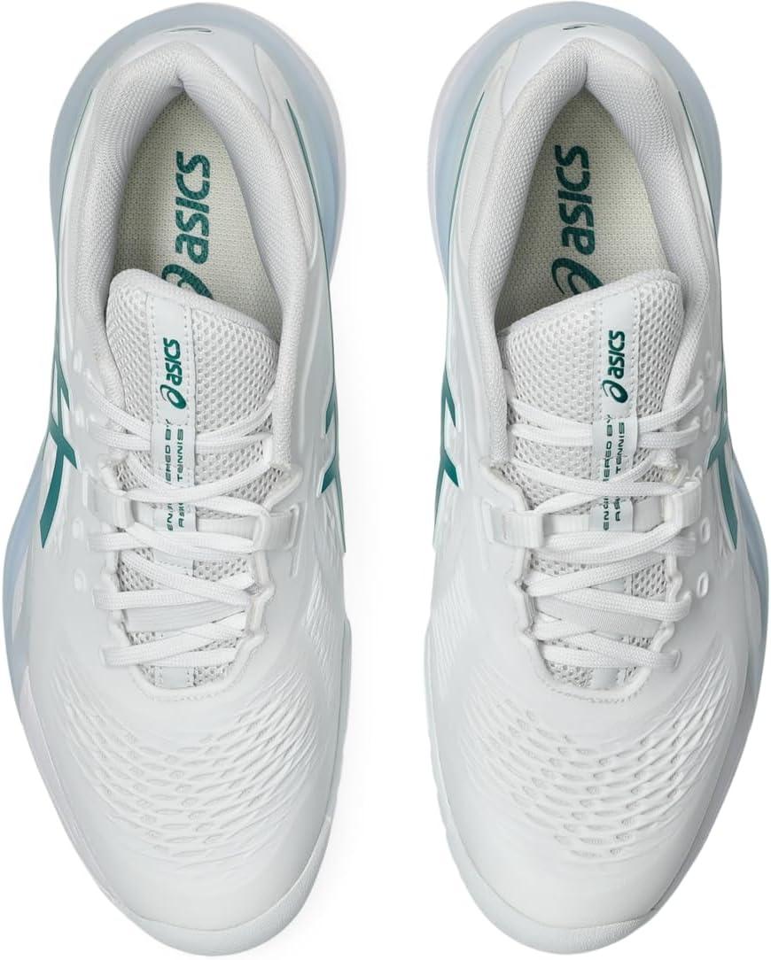 image:imageASICS Mens GelResolution X Tennis ShoesWhitePitch Green