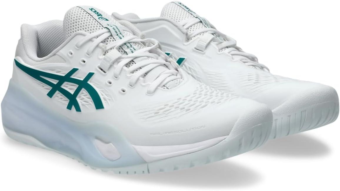 image:imageASICS Mens GelResolution X Tennis ShoesWhitePitch Green