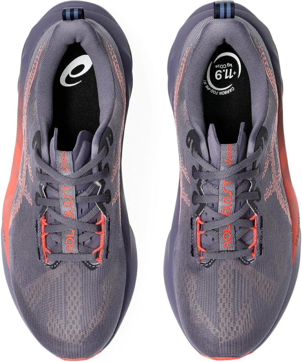 image:imageASICS Mens NOVABLAST 5 Running Shoes500 Graish PurpleCoral Leaf