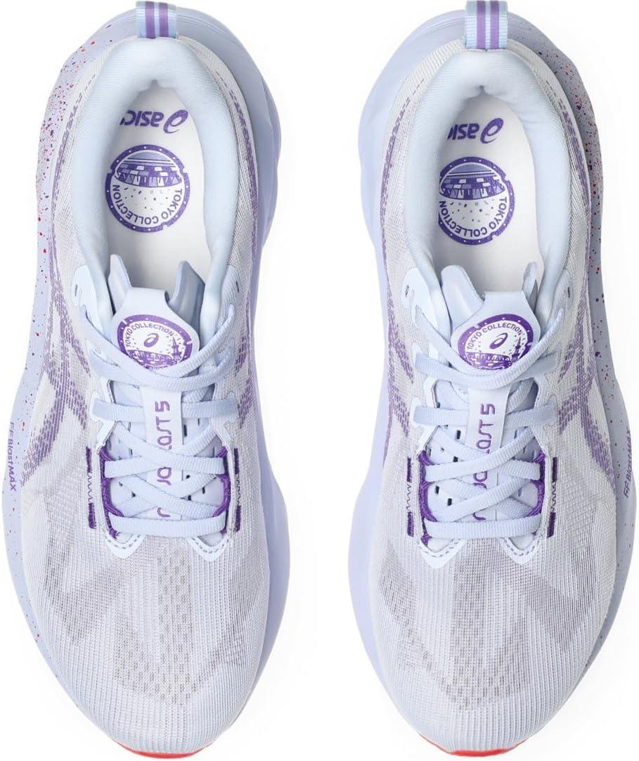image:imageASICS Mens NOVABLAST 5 Running ShoesBlue FadeEdo Purple