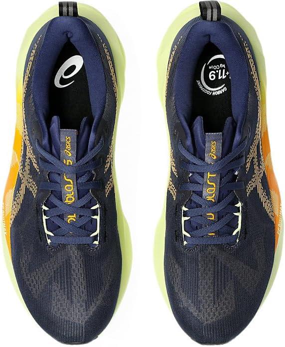 image:imageASICS Mens NOVABLAST 5 Running ShoesIndigo Blue Amber