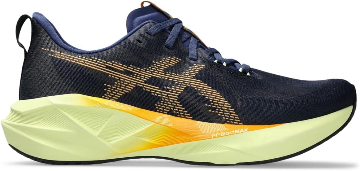 image:imageASICS Mens NOVABLAST 5 Running ShoesIndigo BlueAmber