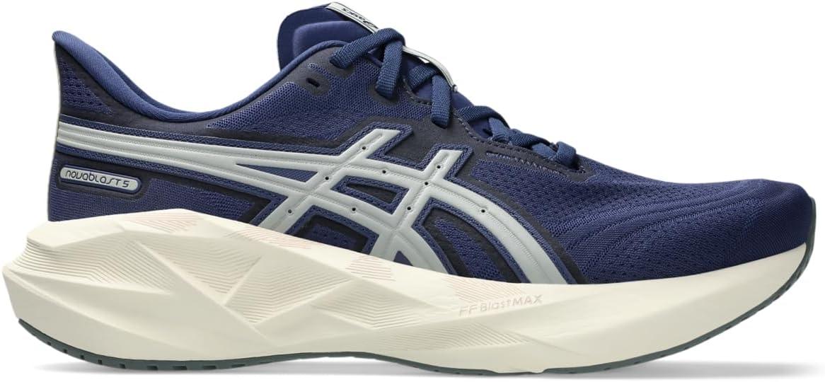 image:imageASICS Mens NOVABLAST 5 Running ShoesIndigo BlueSeal Grey