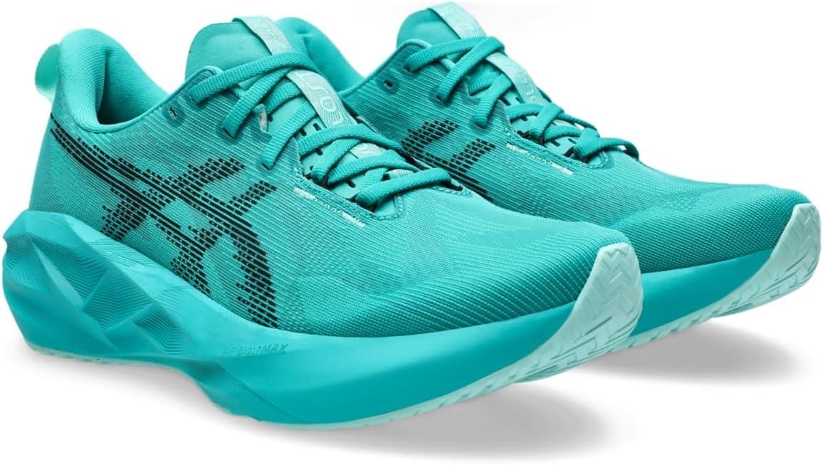 image:imageASICS Mens NOVABLAST 5 Running ShoesWave TealBlack