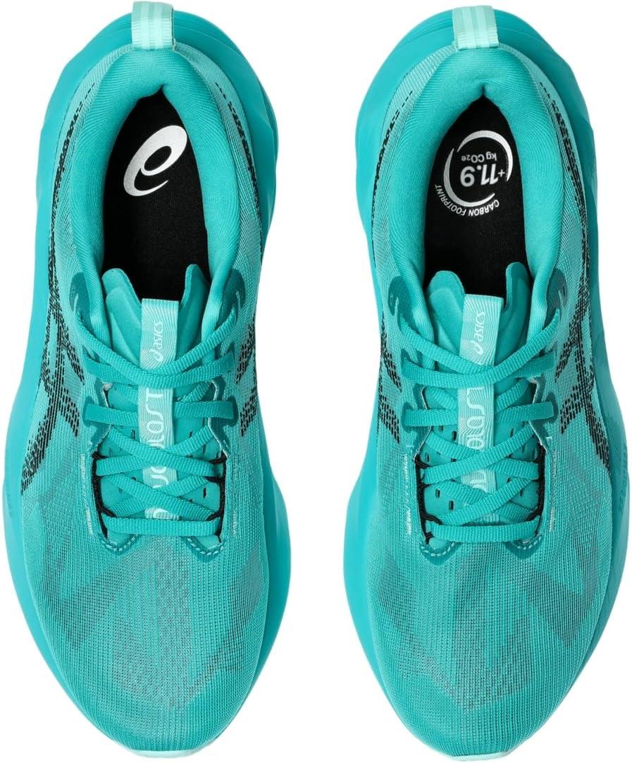 image:imageASICS Mens NOVABLAST 5 Running ShoesWave TealBlack