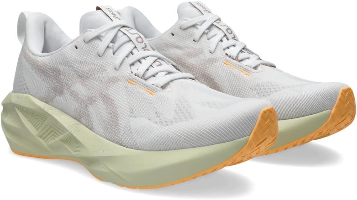 image:imageASICS Mens NOVABLAST 5 Running ShoesWhiteFawn