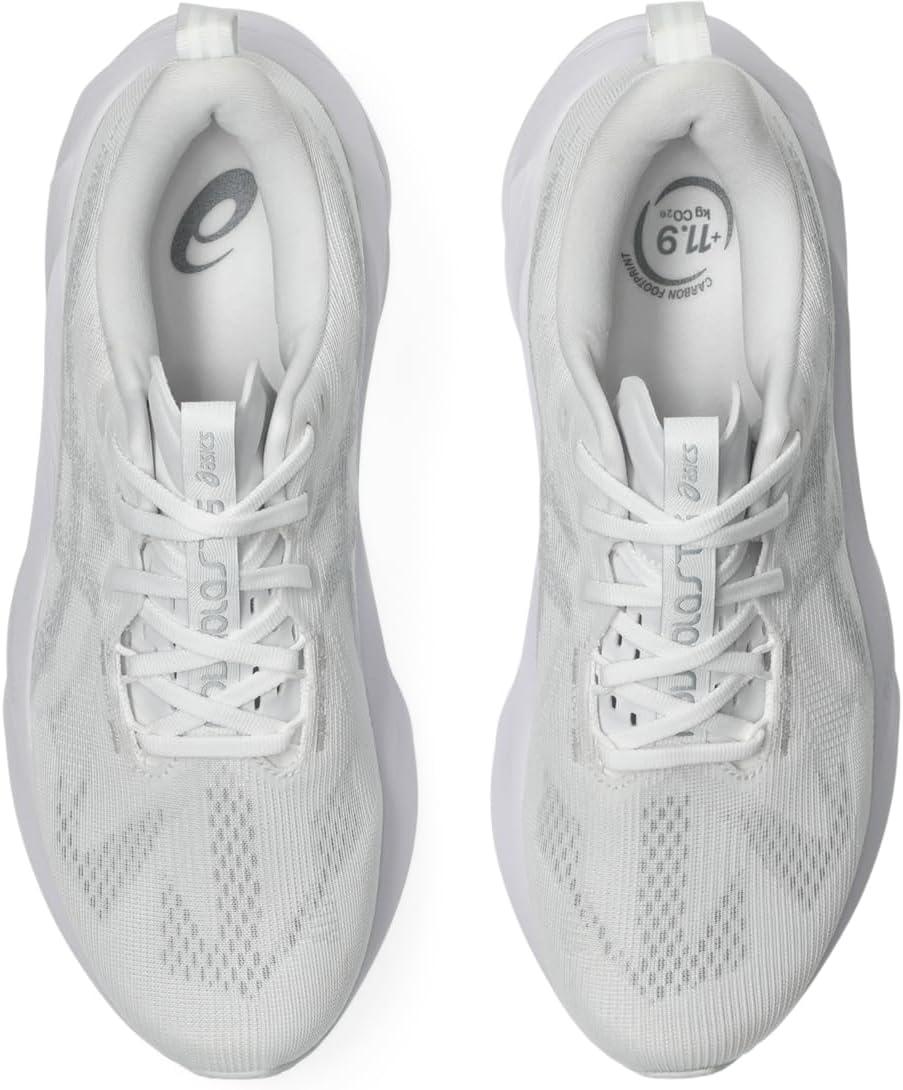 image:imageASICS Mens NOVABLAST 5 Running ShoesWhitePiedmont Grey